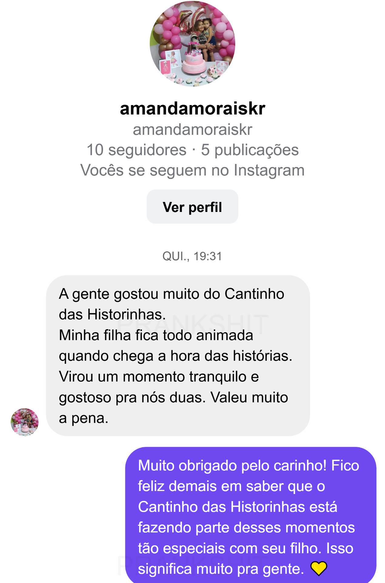 Depoimento de cliente satisfeita - Amanda